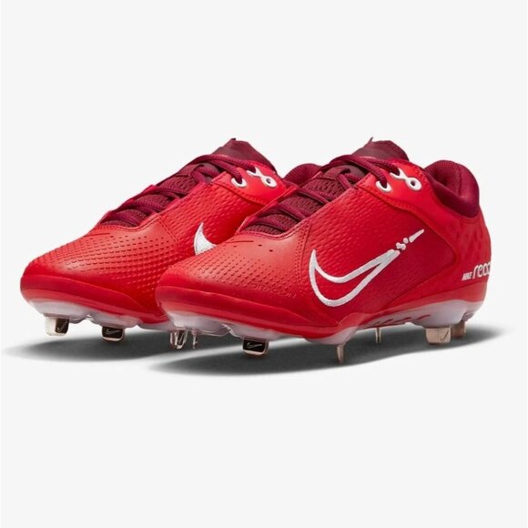 Nike Hyperdiamond 4 Elite Women's Softball Cleats CZ5917-616 Red Size 8.5 - Picture 1 of 9